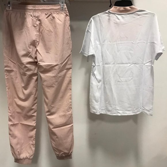 Sold out NWT KAPPA DMG 2 piece matching set RAIN PANT & Trouser T-Shirt TEE M - Picture 2 of 6